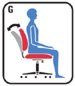 back angle
                                    Adjust to change the angle of yourtorso in relation to your thighs. Helpsreduce disc pressure and relaxes yourback muscles.